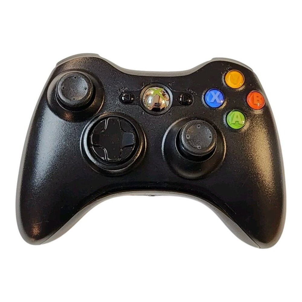Microsoft Xbox 360 Wireless Controller Black Model 1403 Genuine OEM Tested
